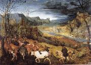 BRUEGEL, Pieter the Elder Return of the Herd oil painting picture wholesale